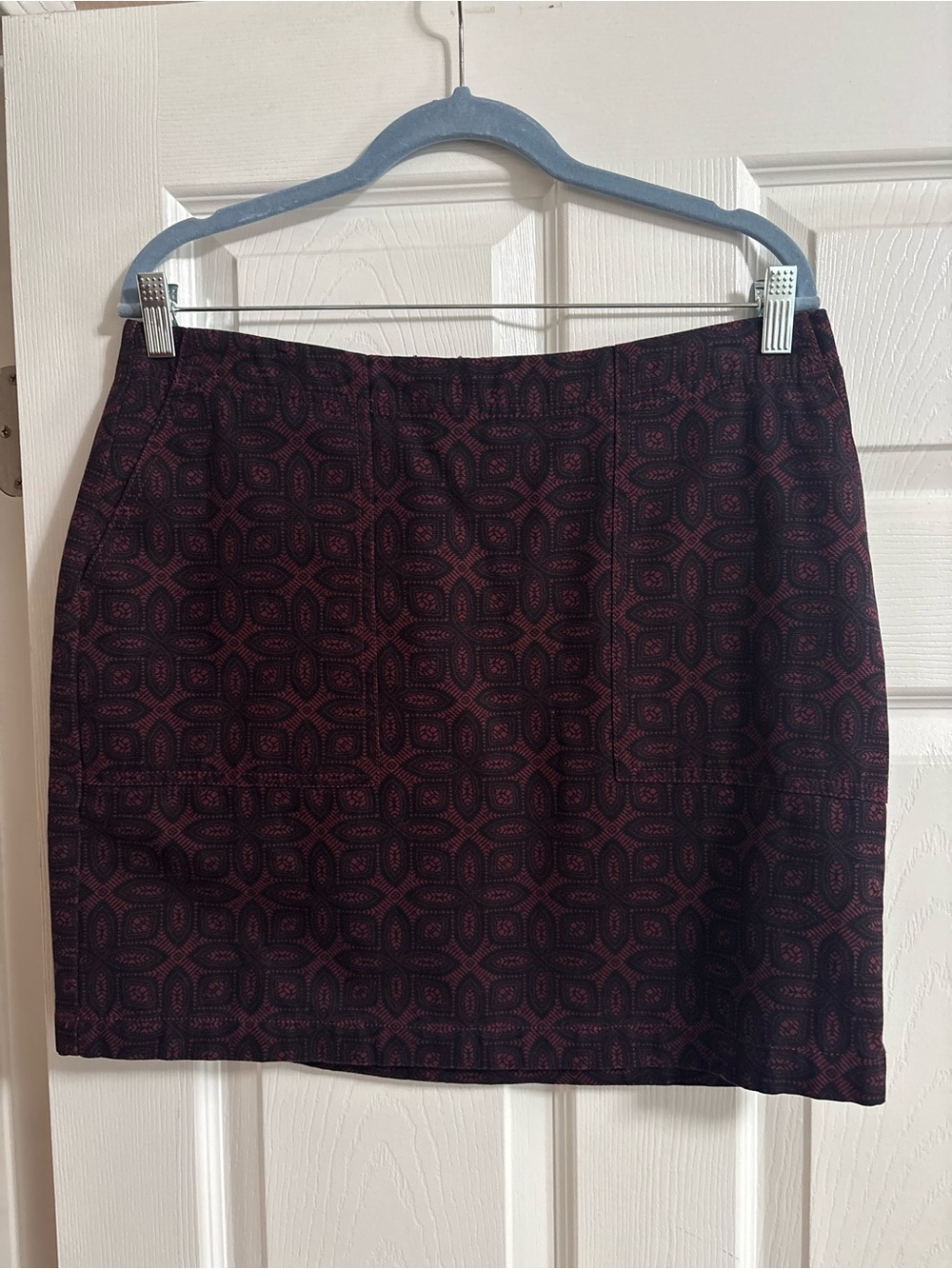 Banana Republic mini skirt pockets fall autumn office career contemporary 10